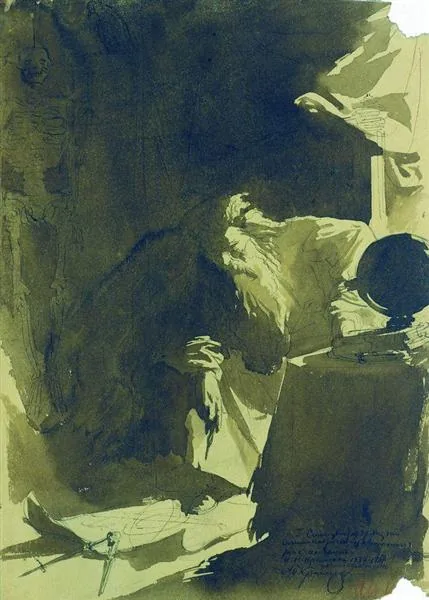The Astrologer by Ivan Kramskoy, 1886.