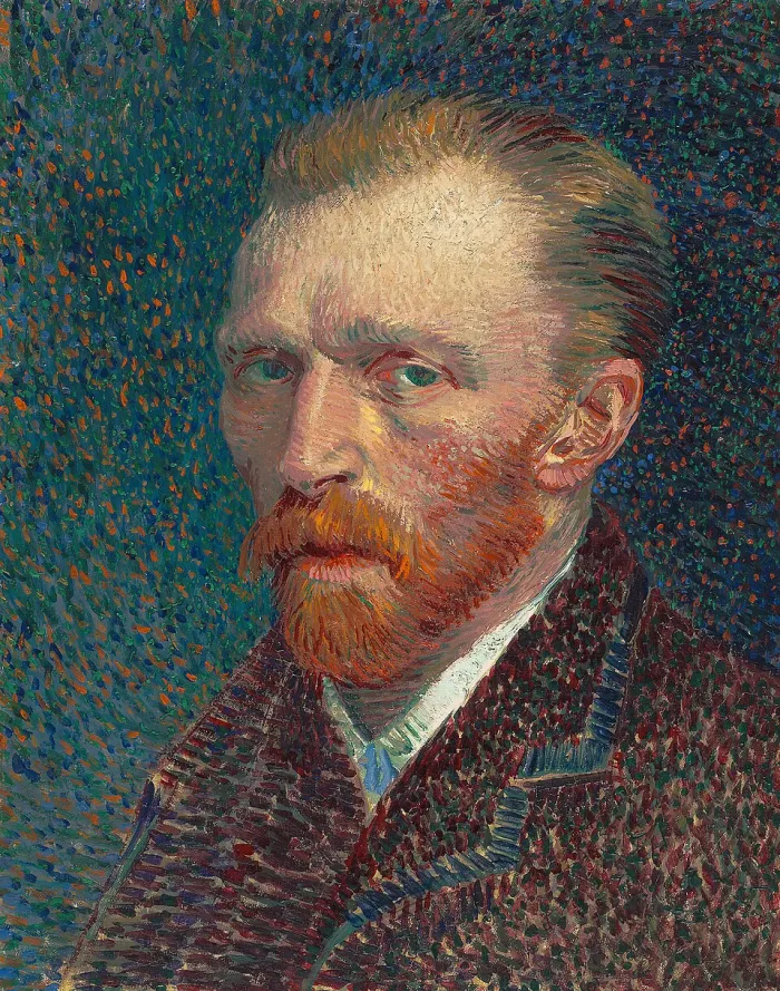 Self-Portrait by Vincent van Gogh, 1887.